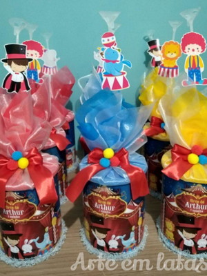 Centro de mesa circo menino