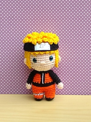 Naruto uzumaki amigurumi (naruto shippuden) * pronta entrega