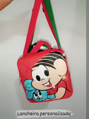 Bolsa lancheira turma da mônica