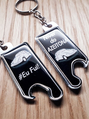 Chaveiro abridor de garrafa gancho personalizado - 50 unidad