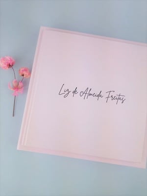 Livro do bebê e caixa personalizado