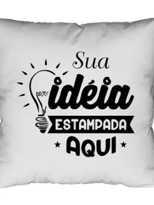 Almofada 40x40 personalizada com sua ideia