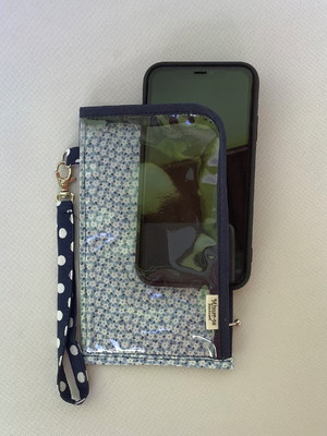 Porta celular com visor