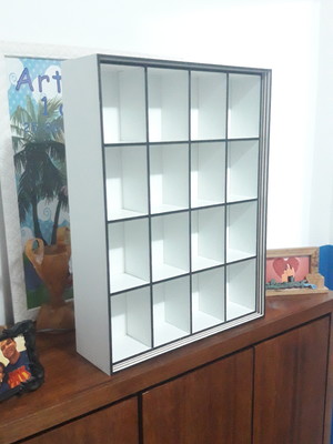 Expositor estante nicho com iluminação led para funkpop