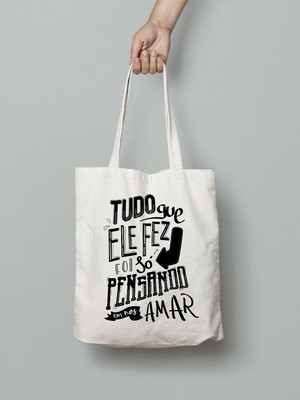Sacola ecobag 35x40 personalizada silk 1 cor