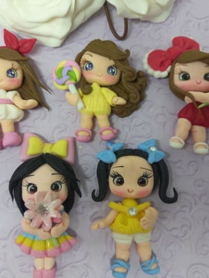Apliques biscuit - caixa com 10 unidades