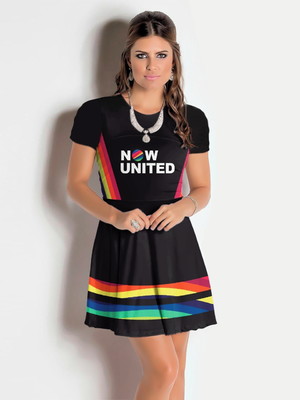 Vestido infanto juvenil nom united