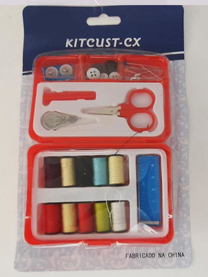 Kit costura kitcust caixa vermelha