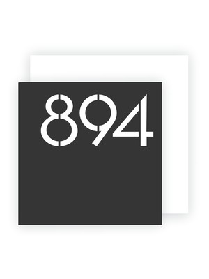 Placa número residencial / número para casa e apto