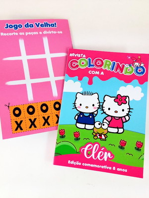 Livrinho para colorir 10x14,5 - hello kitty