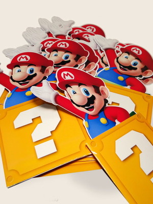 Convite pocket - super mario bros