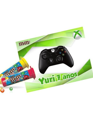 Rótulo m&ms xbox