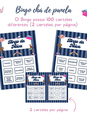 Bingo da noiva (100 cartelas) - pdf