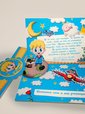Convite especial pequeno príncipe