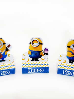 Porta bis duplo minions - kit com 20