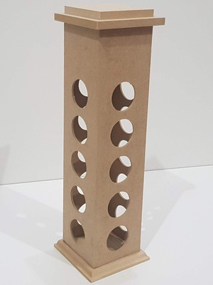 2 torres porta cápsulas de café dolce gusto mdf cru
