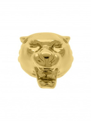 Ponteira onça 25mm dourado (acima de 10 unid)