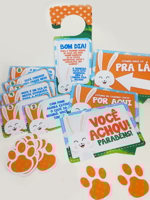 Kit caça aos ovos de páscoa