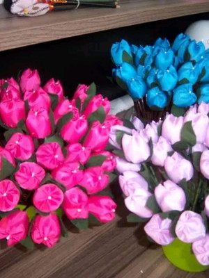 Tulipa no palito pacote com20
