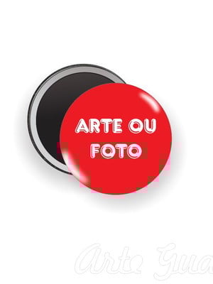 Imã de geladeira button 4,5 cm