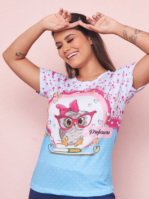 Baby look feminina, profissões professora
