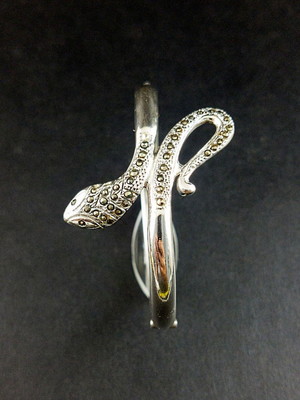 Pulseira escrava cobra com marcassitas