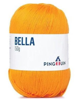 Linha de crochê bella pingouin 150g - mandarin 210