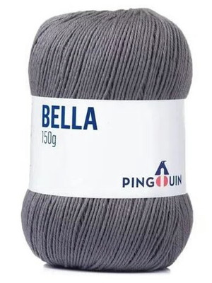 Linha de crochê bella pingouin 150g - new gray 1815