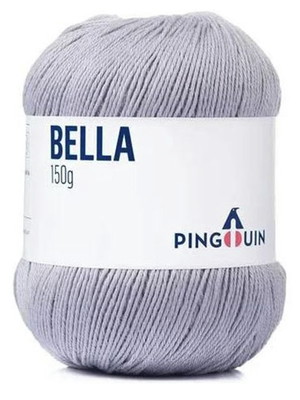 Linha de crochê bella pingouin 150g - steal 1819