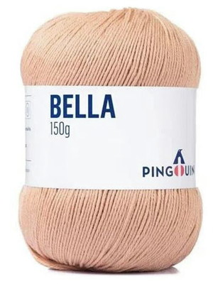 Linha de crochê bella pingouin 150g - palha 702