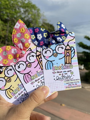 Card com xuxinha- dia dos professores