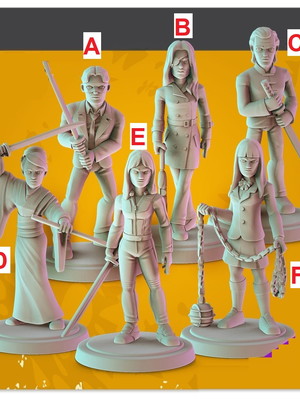 Miniatura kill bill rpg d&d