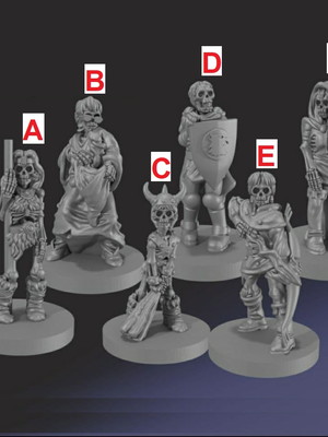 Miniatura caverna de dragão esqueletos rpg d&d