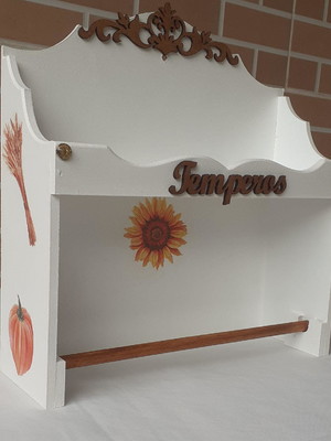 Suporte para papel toalha mdf