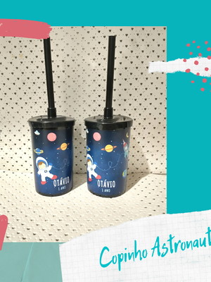 Copo short drink - astronauta
