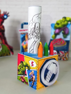 Kit para colorir - vingadores