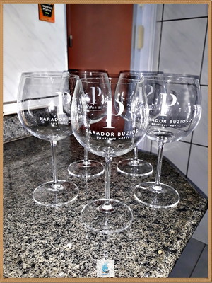 Taça de cristal com titânio para vinho 600ml jateada