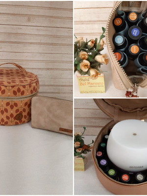 Kit de bolsa para difusor pétala floral+1 necessaire