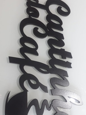 Frase para decoração em mdf colorido personalizado
