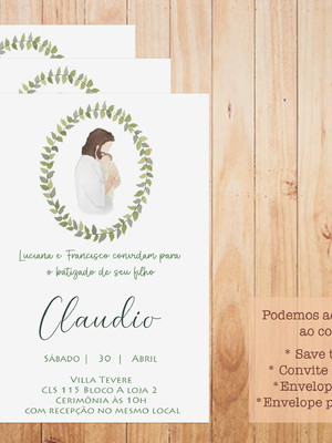 Convite batizado