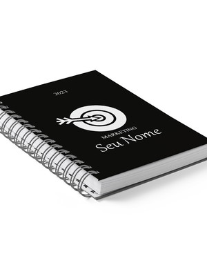 Agenda personalizada 2026 black marketing