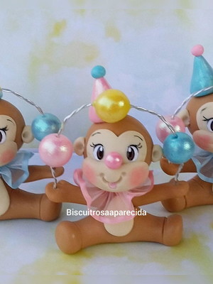 Lembrancinhas de biscuit circo rosa