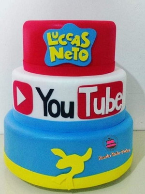 Bolo fake lucas neto