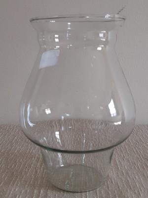 Vaso vidro baixo - redondo - transparente - decoração