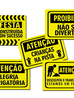 05 pôsteres de papel para festa trator construtor