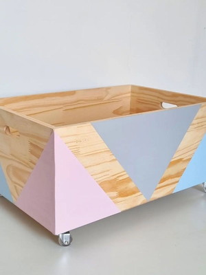 Caixa organizadora de brinquedos