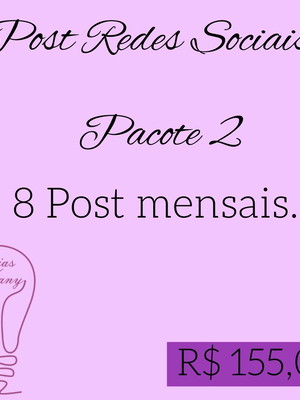 8 posts para redes sociais