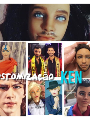 Boneco ken customização
