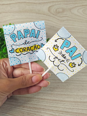 Pirulito de mimos de dia dos pais