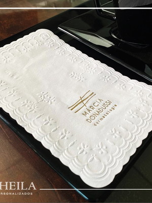 200un guardanapo papel personalizado relevo café empresa